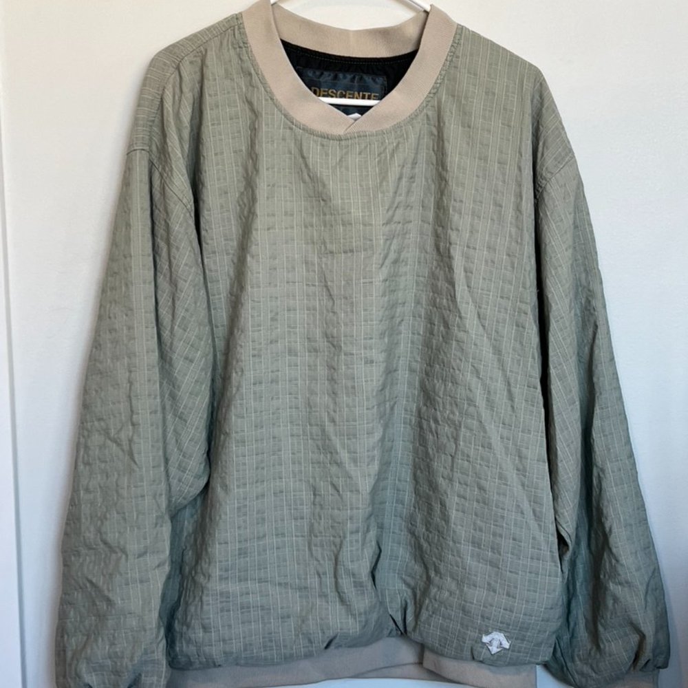 Plaid Descente Pullover